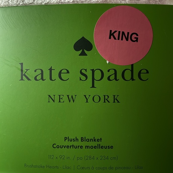 πHPπππ©Άβ οΈKATE SPADE β οΈ NWT! King Size Soft & Plush Blanket! - Picture 8 of 14
